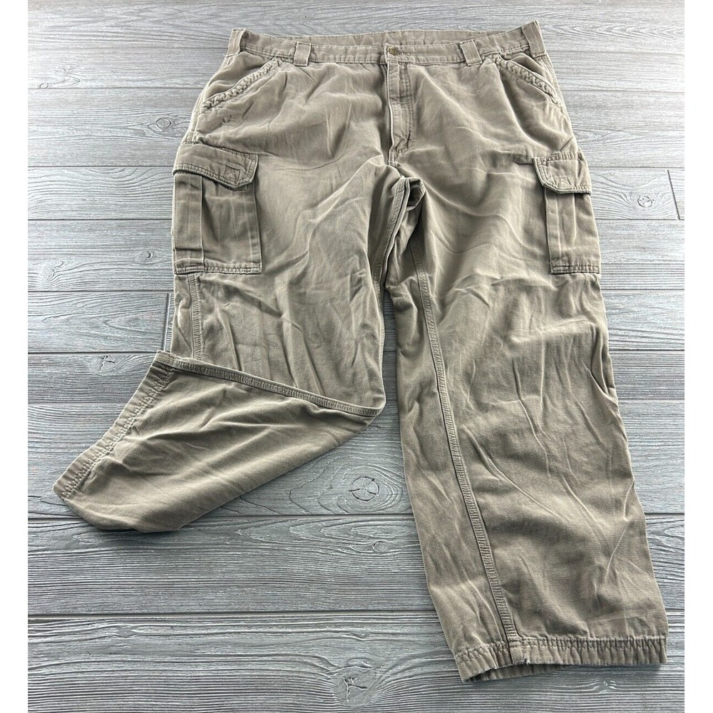 Carhartt Relaxed Fit Force Gray Cargo Pants Mens Carpenter 38x28